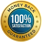 Money back guarantee seal