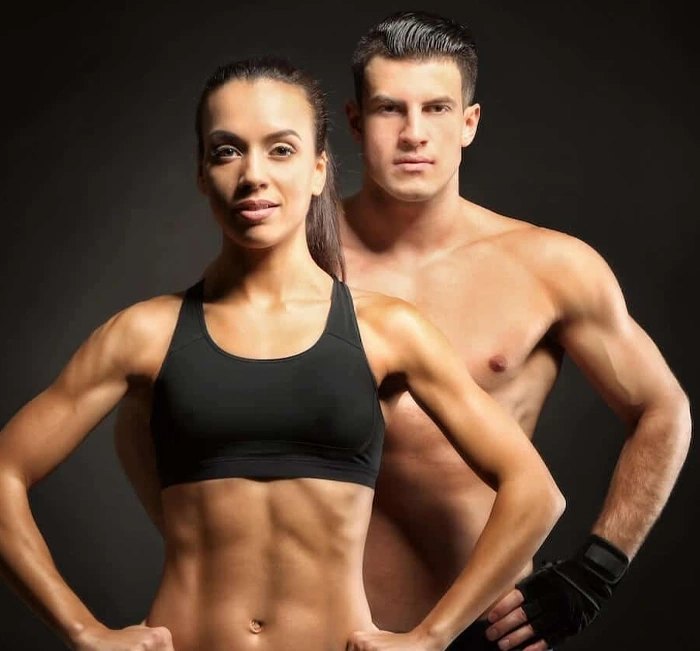 A fitness couple